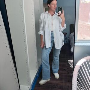 Abercrombie & Fitch Light Blue Flare Jeans